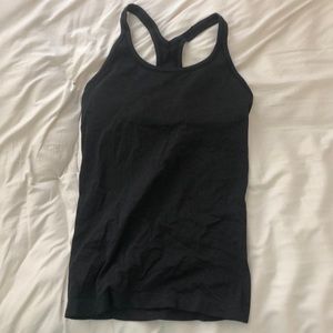 COPY - LULULEMON ebb to street black tank top